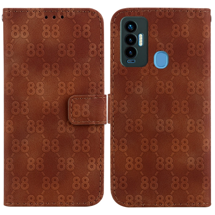Double 8-shaped Embossed Leather Phone Case, For Tecno Camon 19, For Tecno Camon 19 Neo, For Tecno Pova 3 / LE7, For Tecno Camon 18i, For Tecno Spark Go 2022 / Spark 8C, For Tecno Spark 8 Pro, For Tecno Pova Neo / LE6, For Tecno Pop 5 LTE / BD4        ...