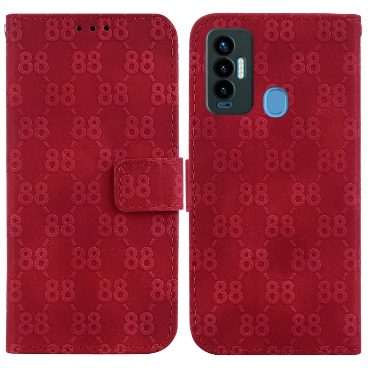 Double 8-shaped Embossed Leather Phone Case, For Tecno Camon 19, For Tecno Camon 19 Neo, For Tecno Pova 3 / LE7, For Tecno Camon 18i, For Tecno Spark Go 2022 / Spark 8C, For Tecno Spark 8 Pro, For Tecno Pova Neo / LE6, For Tecno Pop 5 LTE / BD4        ...
