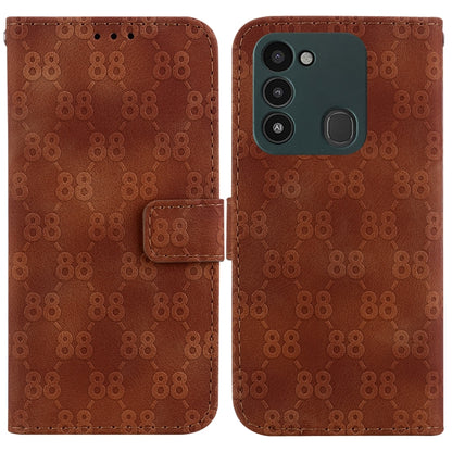 Double 8-shaped Embossed Leather Phone Case, For Tecno Camon 19, For Tecno Camon 19 Neo, For Tecno Pova 3 / LE7, For Tecno Camon 18i, For Tecno Spark Go 2022 / Spark 8C, For Tecno Spark 8 Pro, For Tecno Pova Neo / LE6, For Tecno Pop 5 LTE / BD4        ...