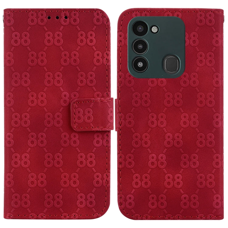 Double 8-shaped Embossed Leather Phone Case, For Tecno Camon 19, For Tecno Camon 19 Neo, For Tecno Pova 3 / LE7, For Tecno Camon 18i, For Tecno Spark Go 2022 / Spark 8C, For Tecno Spark 8 Pro, For Tecno Pova Neo / LE6, For Tecno Pop 5 LTE / BD4        ...