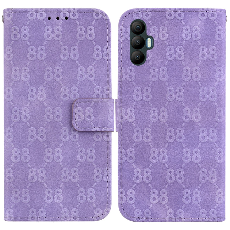 Double 8-shaped Embossed Leather Phone Case, For Tecno Camon 19, For Tecno Camon 19 Neo, For Tecno Pova 3 / LE7, For Tecno Camon 18i, For Tecno Spark Go 2022 / Spark 8C, For Tecno Spark 8 Pro, For Tecno Pova Neo / LE6, For Tecno Pop 5 LTE / BD4        ...