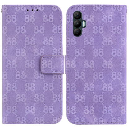 Double 8-shaped Embossed Leather Phone Case, For Tecno Camon 19, For Tecno Camon 19 Neo, For Tecno Pova 3 / LE7, For Tecno Camon 18i, For Tecno Spark Go 2022 / Spark 8C, For Tecno Spark 8 Pro, For Tecno Pova Neo / LE6, For Tecno Pop 5 LTE / BD4        ...