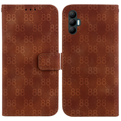 Double 8-shaped Embossed Leather Phone Case, For Tecno Camon 19, For Tecno Camon 19 Neo, For Tecno Pova 3 / LE7, For Tecno Camon 18i, For Tecno Spark Go 2022 / Spark 8C, For Tecno Spark 8 Pro, For Tecno Pova Neo / LE6, For Tecno Pop 5 LTE / BD4        ...