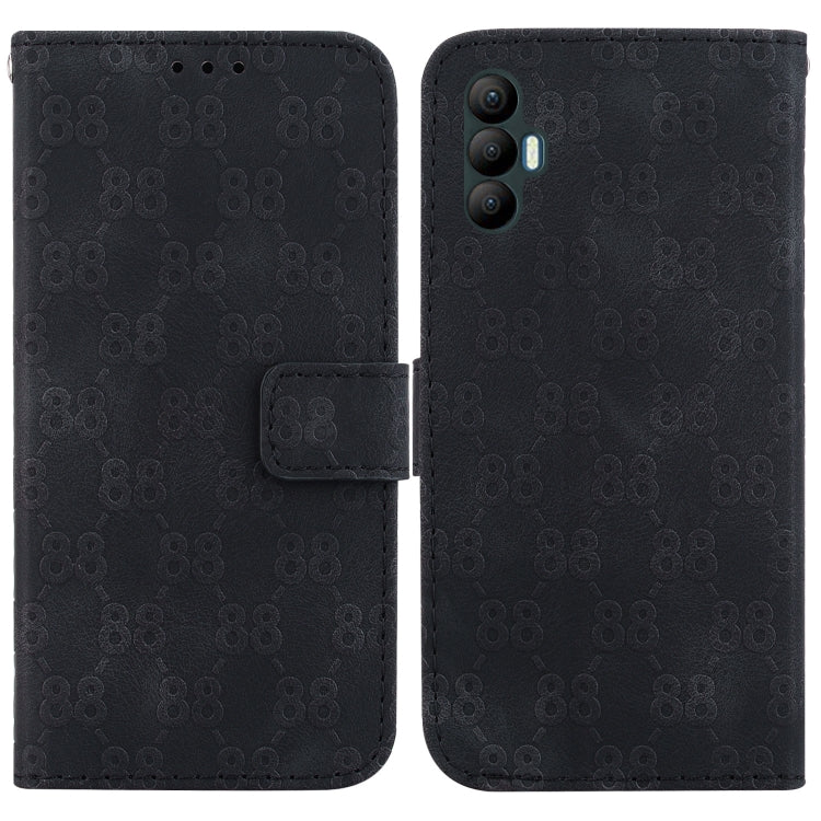 Double 8-shaped Embossed Leather Phone Case, For Tecno Camon 19, For Tecno Camon 19 Neo, For Tecno Pova 3 / LE7, For Tecno Camon 18i, For Tecno Spark Go 2022 / Spark 8C, For Tecno Spark 8 Pro, For Tecno Pova Neo / LE6, For Tecno Pop 5 LTE / BD4        ...