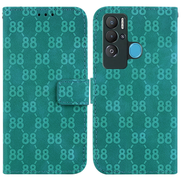 Double 8-shaped Embossed Leather Phone Case, For Tecno Camon 19, For Tecno Camon 19 Neo, For Tecno Pova 3 / LE7, For Tecno Camon 18i, For Tecno Spark Go 2022 / Spark 8C, For Tecno Spark 8 Pro, For Tecno Pova Neo / LE6, For Tecno Pop 5 LTE / BD4        ...