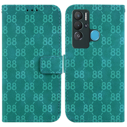 Double 8-shaped Embossed Leather Phone Case, For Tecno Camon 19, For Tecno Camon 19 Neo, For Tecno Pova 3 / LE7, For Tecno Camon 18i, For Tecno Spark Go 2022 / Spark 8C, For Tecno Spark 8 Pro, For Tecno Pova Neo / LE6, For Tecno Pop 5 LTE / BD4        ...