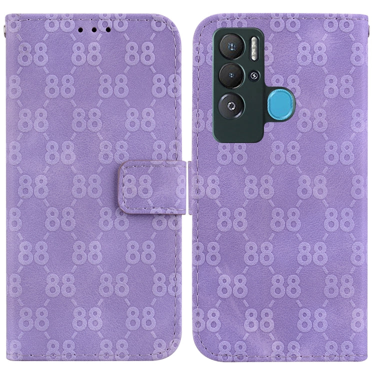 Double 8-shaped Embossed Leather Phone Case, For Tecno Camon 19, For Tecno Camon 19 Neo, For Tecno Pova 3 / LE7, For Tecno Camon 18i, For Tecno Spark Go 2022 / Spark 8C, For Tecno Spark 8 Pro, For Tecno Pova Neo / LE6, For Tecno Pop 5 LTE / BD4        ...