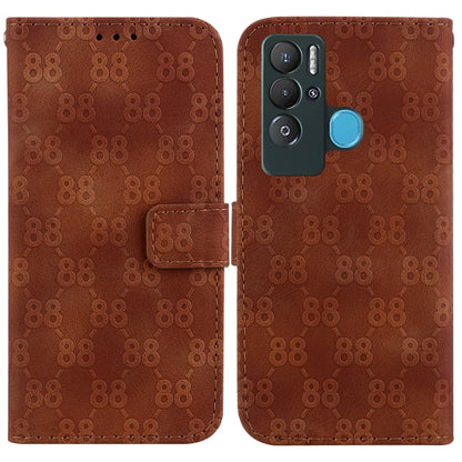 Double 8-shaped Embossed Leather Phone Case, For Tecno Camon 19, For Tecno Camon 19 Neo, For Tecno Pova 3 / LE7, For Tecno Camon 18i, For Tecno Spark Go 2022 / Spark 8C, For Tecno Spark 8 Pro, For Tecno Pova Neo / LE6, For Tecno Pop 5 LTE / BD4        ...