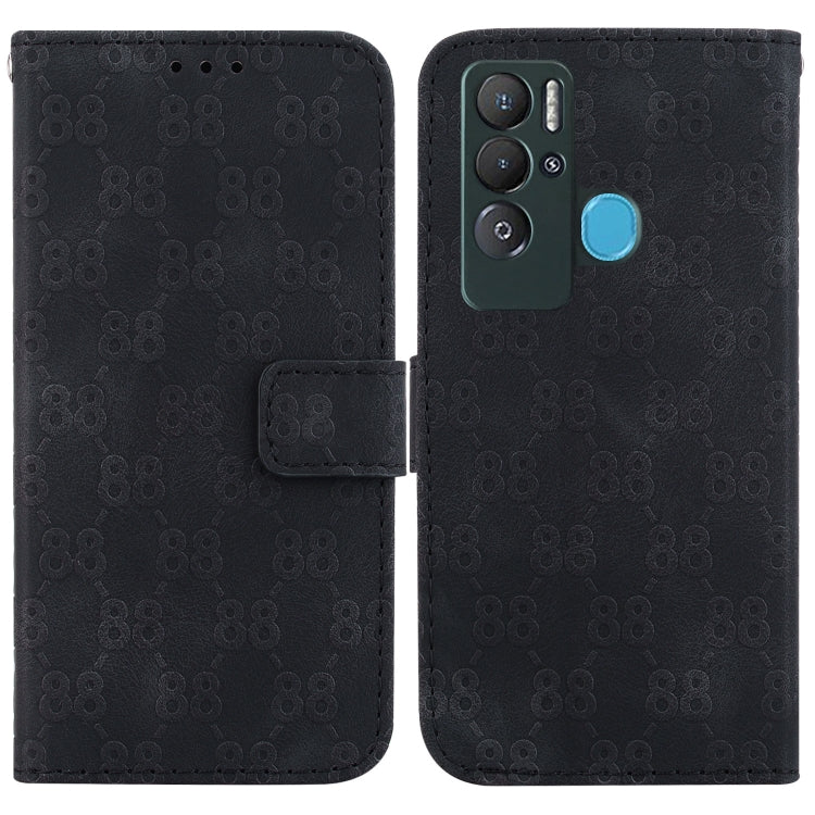 Double 8-shaped Embossed Leather Phone Case, For Tecno Camon 19, For Tecno Camon 19 Neo, For Tecno Pova 3 / LE7, For Tecno Camon 18i, For Tecno Spark Go 2022 / Spark 8C, For Tecno Spark 8 Pro, For Tecno Pova Neo / LE6, For Tecno Pop 5 LTE / BD4        ...