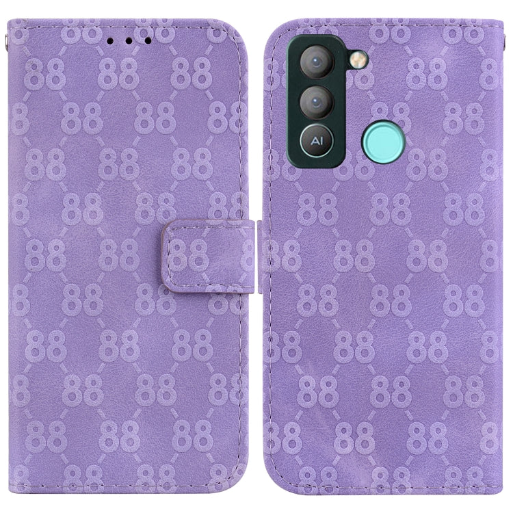 Double 8-shaped Embossed Leather Phone Case, For Tecno Camon 19, For Tecno Camon 19 Neo, For Tecno Pova 3 / LE7, For Tecno Camon 18i, For Tecno Spark Go 2022 / Spark 8C, For Tecno Spark 8 Pro, For Tecno Pova Neo / LE6, For Tecno Pop 5 LTE / BD4        ...