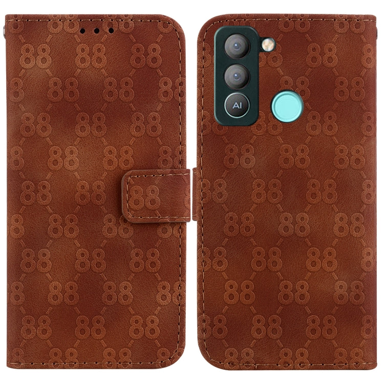 Double 8-shaped Embossed Leather Phone Case, For Tecno Camon 19, For Tecno Camon 19 Neo, For Tecno Pova 3 / LE7, For Tecno Camon 18i, For Tecno Spark Go 2022 / Spark 8C, For Tecno Spark 8 Pro, For Tecno Pova Neo / LE6, For Tecno Pop 5 LTE / BD4        ...