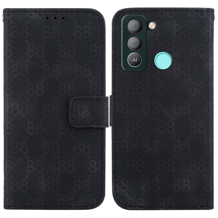 Double 8-shaped Embossed Leather Phone Case, For Tecno Camon 19, For Tecno Camon 19 Neo, For Tecno Pova 3 / LE7, For Tecno Camon 18i, For Tecno Spark Go 2022 / Spark 8C, For Tecno Spark 8 Pro, For Tecno Pova Neo / LE6, For Tecno Pop 5 LTE / BD4        ...