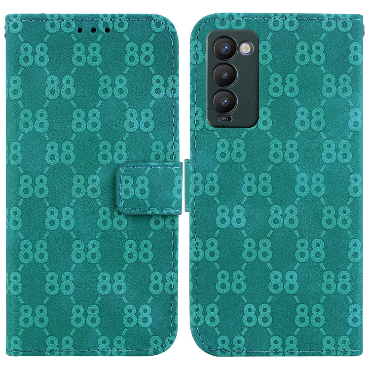 Double 8-shaped Embossed Leather Phone Case, For Tecno Camon 19, For Tecno Camon 19 Neo, For Tecno Pova 3 / LE7, For Tecno Camon 18i, For Tecno Spark Go 2022 / Spark 8C, For Tecno Spark 8 Pro, For Tecno Pova Neo / LE6, For Tecno Pop 5 LTE / BD4        ...