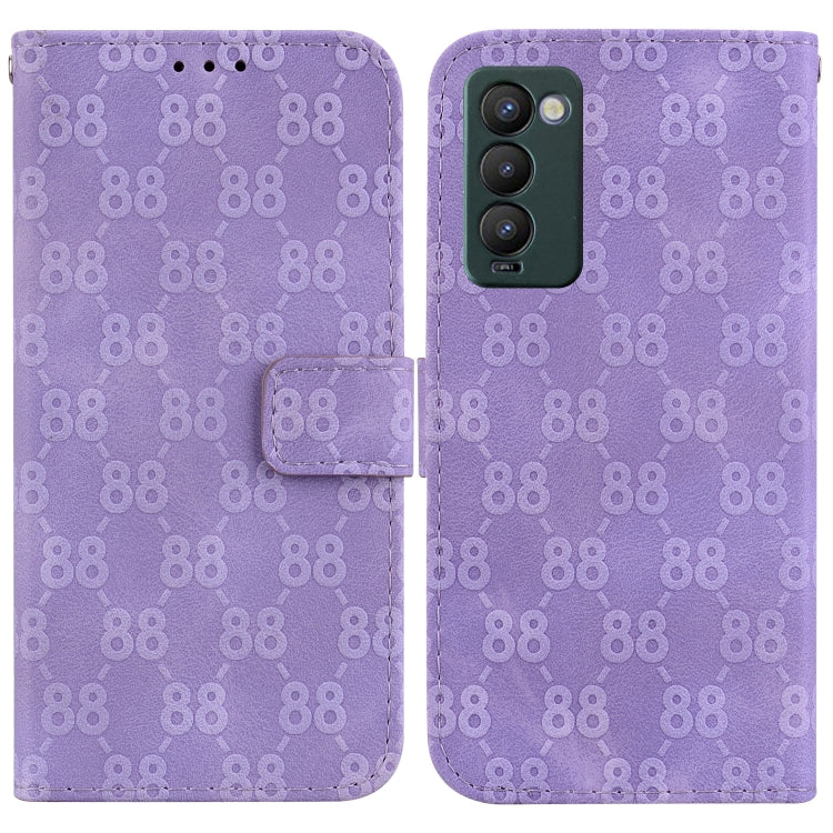 Double 8-shaped Embossed Leather Phone Case, For Tecno Camon 19, For Tecno Camon 19 Neo, For Tecno Pova 3 / LE7, For Tecno Camon 18i, For Tecno Spark Go 2022 / Spark 8C, For Tecno Spark 8 Pro, For Tecno Pova Neo / LE6, For Tecno Pop 5 LTE / BD4        ...