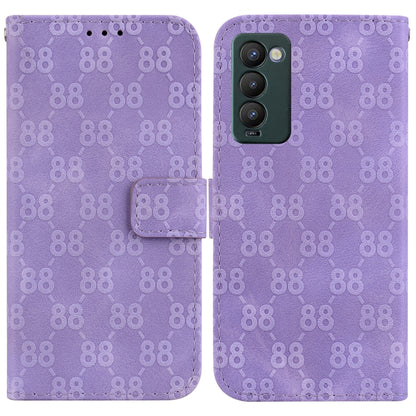 Double 8-shaped Embossed Leather Phone Case, For Tecno Camon 19, For Tecno Camon 19 Neo, For Tecno Pova 3 / LE7, For Tecno Camon 18i, For Tecno Spark Go 2022 / Spark 8C, For Tecno Spark 8 Pro, For Tecno Pova Neo / LE6, For Tecno Pop 5 LTE / BD4        ...