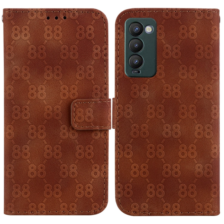 Double 8-shaped Embossed Leather Phone Case, For Tecno Camon 19, For Tecno Camon 19 Neo, For Tecno Pova 3 / LE7, For Tecno Camon 18i, For Tecno Spark Go 2022 / Spark 8C, For Tecno Spark 8 Pro, For Tecno Pova Neo / LE6, For Tecno Pop 5 LTE / BD4        ...