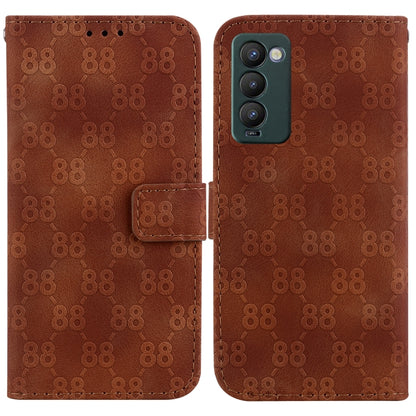 Double 8-shaped Embossed Leather Phone Case, For Tecno Camon 19, For Tecno Camon 19 Neo, For Tecno Pova 3 / LE7, For Tecno Camon 18i, For Tecno Spark Go 2022 / Spark 8C, For Tecno Spark 8 Pro, For Tecno Pova Neo / LE6, For Tecno Pop 5 LTE / BD4        ...