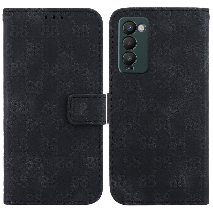 Double 8-shaped Embossed Leather Phone Case, For Tecno Camon 19, For Tecno Camon 19 Neo, For Tecno Pova 3 / LE7, For Tecno Camon 18i, For Tecno Spark Go 2022 / Spark 8C, For Tecno Spark 8 Pro, For Tecno Pova Neo / LE6, For Tecno Pop 5 LTE / BD4        ...