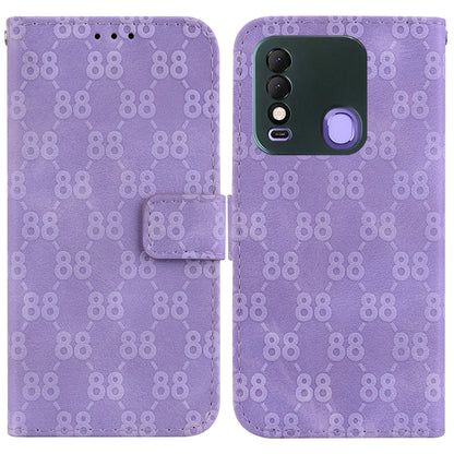Double 8-shaped Embossed Leather Phone Case, For Tecno Camon 19, For Tecno Camon 19 Neo, For Tecno Pova 3 / LE7, For Tecno Camon 18i, For Tecno Spark Go 2022 / Spark 8C, For Tecno Spark 8 Pro, For Tecno Pova Neo / LE6, For Tecno Pop 5 LTE / BD4        ...
