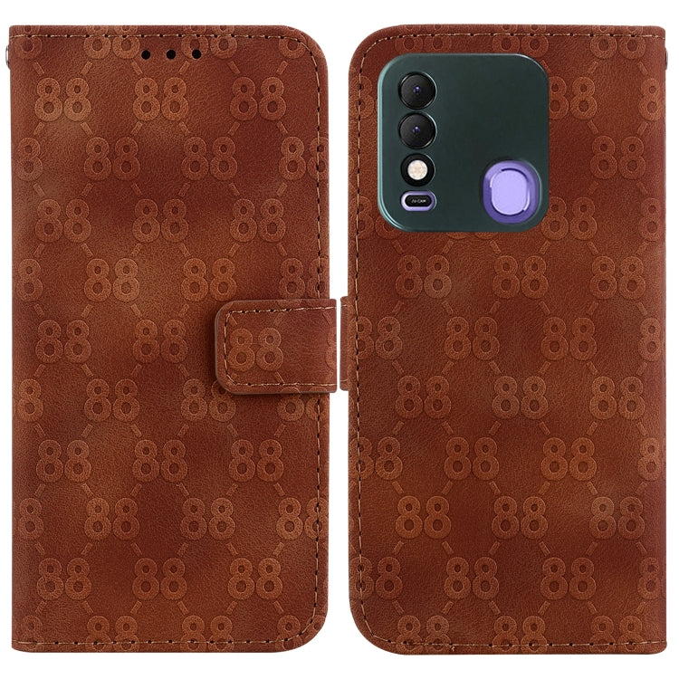 Double 8-shaped Embossed Leather Phone Case, For Tecno Camon 19, For Tecno Camon 19 Neo, For Tecno Pova 3 / LE7, For Tecno Camon 18i, For Tecno Spark Go 2022 / Spark 8C, For Tecno Spark 8 Pro, For Tecno Pova Neo / LE6, For Tecno Pop 5 LTE / BD4        ...