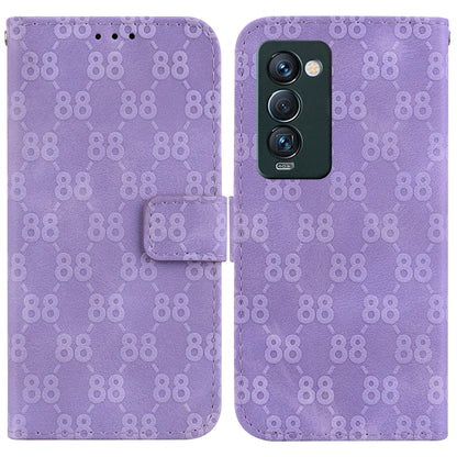Double 8-shaped Embossed Leather Phone Case, For Tecno Camon 19, For Tecno Camon 19 Neo, For Tecno Pova 3 / LE7, For Tecno Camon 18i, For Tecno Spark Go 2022 / Spark 8C, For Tecno Spark 8 Pro, For Tecno Pova Neo / LE6, For Tecno Pop 5 LTE / BD4        ...