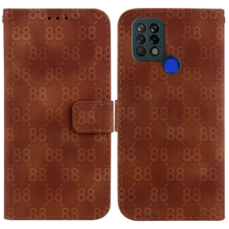 Double 8-shaped Embossed Leather Phone Case, For Tecno Camon 19, For Tecno Camon 19 Neo, For Tecno Pova 3 / LE7, For Tecno Camon 18i, For Tecno Spark Go 2022 / Spark 8C, For Tecno Spark 8 Pro, For Tecno Pova Neo / LE6, For Tecno Pop 5 LTE / BD4        ...