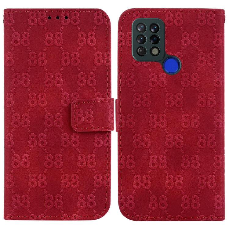 Double 8-shaped Embossed Leather Phone Case, For Tecno Camon 19, For Tecno Camon 19 Neo, For Tecno Pova 3 / LE7, For Tecno Camon 18i, For Tecno Spark Go 2022 / Spark 8C, For Tecno Spark 8 Pro, For Tecno Pova Neo / LE6, For Tecno Pop 5 LTE / BD4        ...