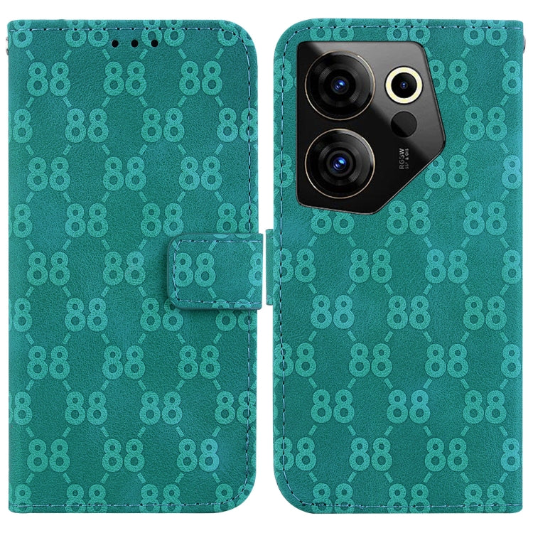 Double 8-shaped Embossed Leather Phone Case, For Tecno Pova 5 Pro, For Tecno Pova Neo 3, For Tecno Pova 5, For Tecno Camon 20 Premier 5G, For Tecno Camon 20 Pro 5G, For Tecno Camon 20 Pro 4G / Camon 20, For Tecno Spark 10 5G                            ...