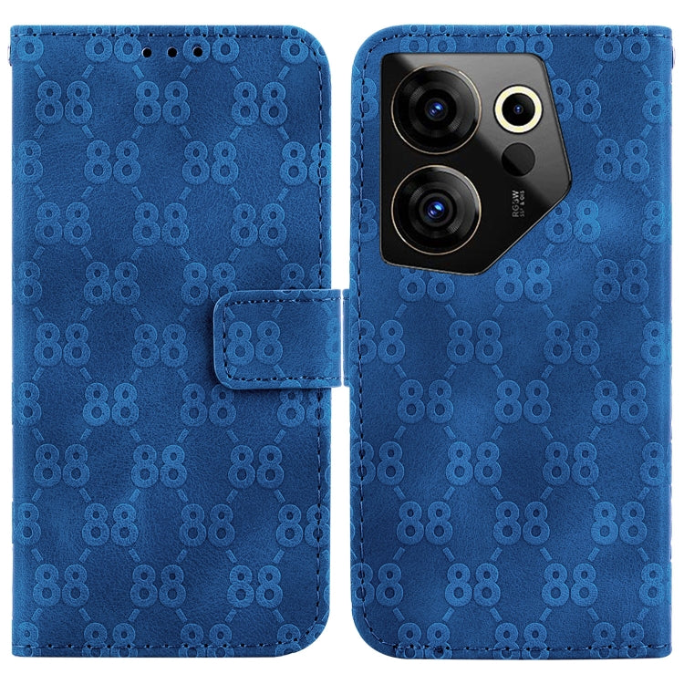Double 8-shaped Embossed Leather Phone Case, For Tecno Pova 5 Pro, For Tecno Pova Neo 3, For Tecno Pova 5, For Tecno Camon 20 Premier 5G, For Tecno Camon 20 Pro 5G, For Tecno Camon 20 Pro 4G / Camon 20, For Tecno Spark 10 5G                            ...