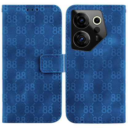 Double 8-shaped Embossed Leather Phone Case, For Tecno Pova 5 Pro, For Tecno Pova Neo 3, For Tecno Pova 5, For Tecno Camon 20 Premier 5G, For Tecno Camon 20 Pro 5G, For Tecno Camon 20 Pro 4G / Camon 20, For Tecno Spark 10 5G                            ...