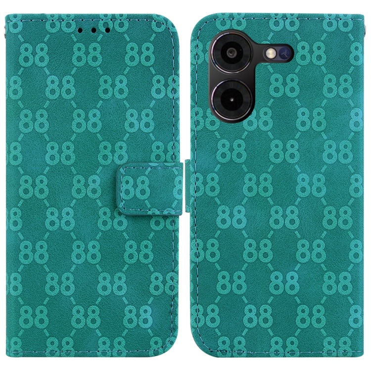 Double 8-shaped Embossed Leather Phone Case, For Tecno Pova 5 Pro, For Tecno Pova Neo 3, For Tecno Pova 5, For Tecno Camon 20 Premier 5G, For Tecno Camon 20 Pro 5G, For Tecno Camon 20 Pro 4G / Camon 20, For Tecno Spark 10 5G                            ...
