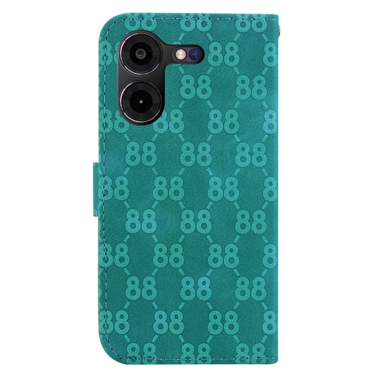 Double 8-shaped Embossed Leather Phone Case, For Tecno Pova 5 Pro, For Tecno Pova Neo 3, For Tecno Pova 5, For Tecno Camon 20 Premier 5G, For Tecno Camon 20 Pro 5G, For Tecno Camon 20 Pro 4G / Camon 20, For Tecno Spark 10 5G                            ...