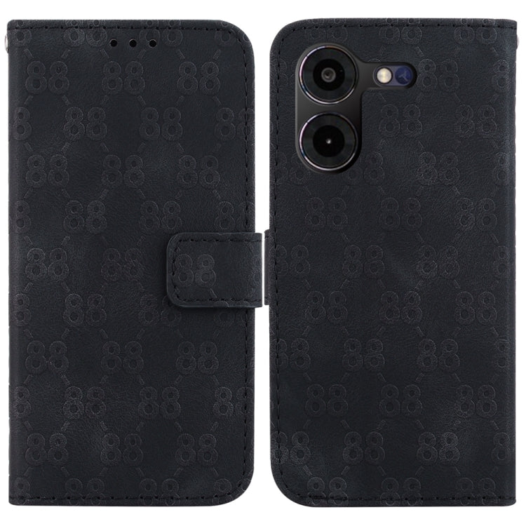 Double 8-shaped Embossed Leather Phone Case, For Tecno Pova 5 Pro, For Tecno Pova Neo 3, For Tecno Pova 5, For Tecno Camon 20 Premier 5G, For Tecno Camon 20 Pro 5G, For Tecno Camon 20 Pro 4G / Camon 20, For Tecno Spark 10 5G                            ...