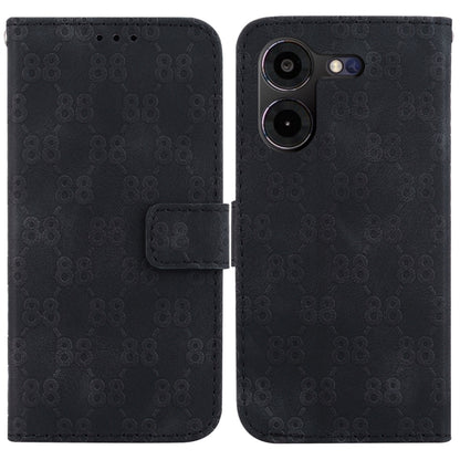 Double 8-shaped Embossed Leather Phone Case, For Tecno Pova 5 Pro, For Tecno Pova Neo 3, For Tecno Pova 5, For Tecno Camon 20 Premier 5G, For Tecno Camon 20 Pro 5G, For Tecno Camon 20 Pro 4G / Camon 20, For Tecno Spark 10 5G                            ...