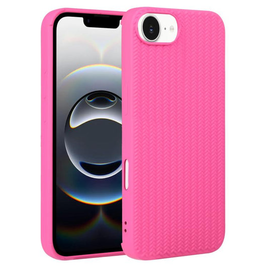 Weave Texture Silicone Phone Case, For iPhone 16e, For iPhone 16 Pro Max, For iPhone 16 Pro, For iPhone 16 Plus, For iPhone 16, For iPhone 15 Pro Max, For iPhone 15 Pro, For iPhone 15 Plus, For iPhone 15