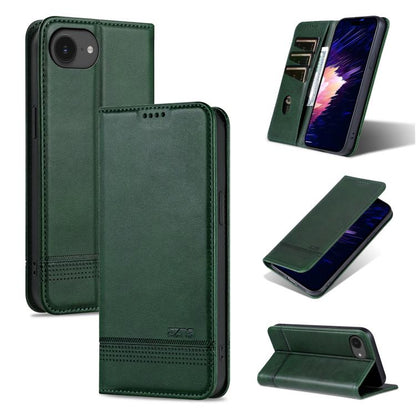 AZNS Magnetic Calf Texture Flip Leather Phone Case, For iPhone 17e / 16e, For iPhone 17 Pro Max, For iPhone 17 Pro, For iPhone 17, For iPhone Air, For iPhone 16 Pro Max, For iPhone 16 Pro, For iPhone 16 Plus, For iPhone 16, For iPhone 15 Pro Max       ...
