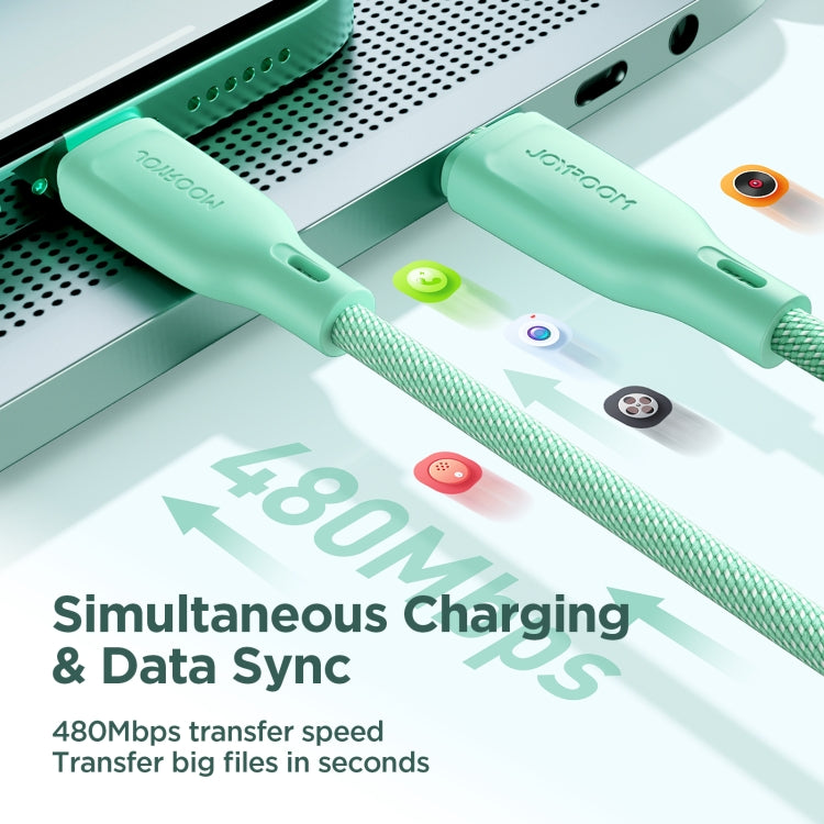 JOYROOM SA34-CC3 60W USB-C/Type-C to USB-C/Type-C Fast Charge Data Cable, Length: 1m, Type-C to Type-C