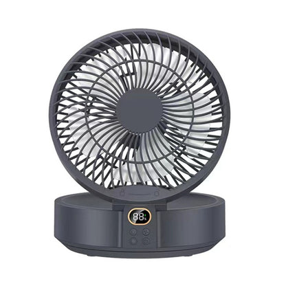 WSK302 Ventilateur mural avec tête pivotante 4000mAh et veilleuse