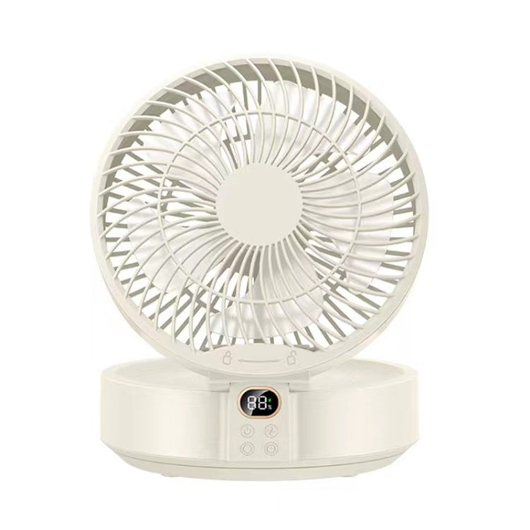 WSK302 Ventilateur mural avec tête pivotante 4000mAh et veilleuse