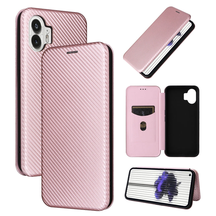 Carbon Fiber Texture Flip Leather Phone Case, For Nothing Phone 4a Pro, For Nothing Phone 4a, For Nothing Phone 3a Lite, For Nothing Phone 3 5G, For Nothing Phone 3a, For Nothing Phone 3a Pro, For Nothing CMF Phone 1, For Nothing Phone 2