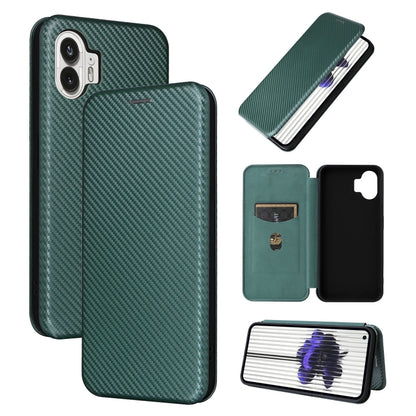 Carbon Fiber Texture Flip Leather Phone Case, For Nothing Phone 4a Pro, For Nothing Phone 4a, For Nothing Phone 3a Lite, For Nothing Phone 3 5G, For Nothing Phone 3a, For Nothing Phone 3a Pro, For Nothing CMF Phone 1, For Nothing Phone 2