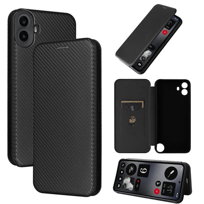 Carbon Fiber Texture Flip Leather Phone Case, For Nothing Phone 4a Pro, For Nothing Phone 4a, For Nothing Phone 3a Lite, For Nothing Phone 3 5G, For Nothing Phone 3a, For Nothing Phone 3a Pro, For Nothing CMF Phone 1, For Nothing Phone 2