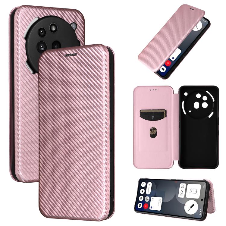 Carbon Fiber Texture Flip Leather Phone Case, For Nothing Phone 4a Pro, For Nothing Phone 4a, For Nothing Phone 3a Lite, For Nothing Phone 3 5G, For Nothing Phone 3a, For Nothing Phone 3a Pro, For Nothing CMF Phone 1, For Nothing Phone 2