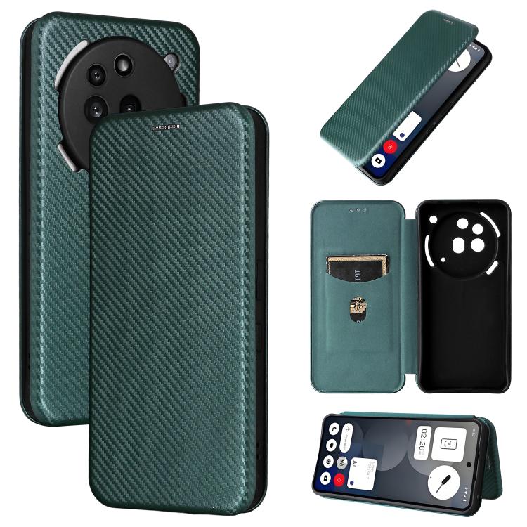 Carbon Fiber Texture Flip Leather Phone Case, For Nothing Phone 4a Pro, For Nothing Phone 4a, For Nothing Phone 3a Lite, For Nothing Phone 3 5G, For Nothing Phone 3a, For Nothing Phone 3a Pro, For Nothing CMF Phone 1, For Nothing Phone 2