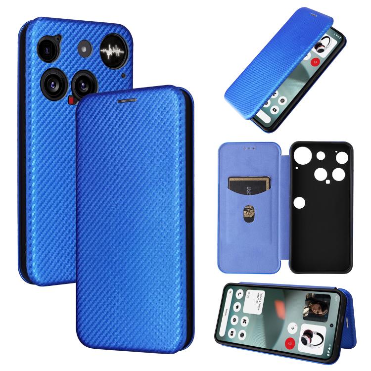 Carbon Fiber Texture Flip Leather Phone Case, For Nothing Phone 4a Pro, For Nothing Phone 4a, For Nothing Phone 3a Lite, For Nothing Phone 3 5G, For Nothing Phone 3a, For Nothing Phone 3a Pro, For Nothing CMF Phone 1, For Nothing Phone 2
