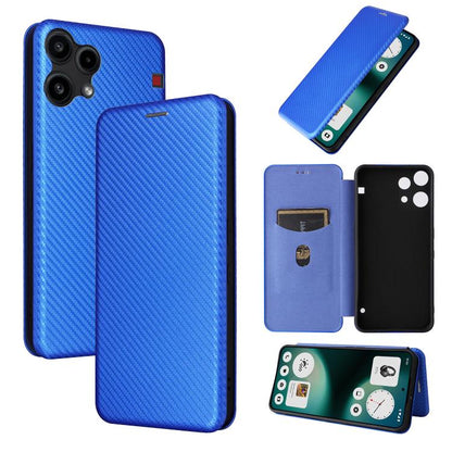 Carbon Fiber Texture Flip Leather Phone Case, For Nothing Phone 4a Pro, For Nothing Phone 4a, For Nothing Phone 3a Lite, For Nothing Phone 3 5G, For Nothing Phone 3a, For Nothing Phone 3a Pro, For Nothing CMF Phone 1, For Nothing Phone 2