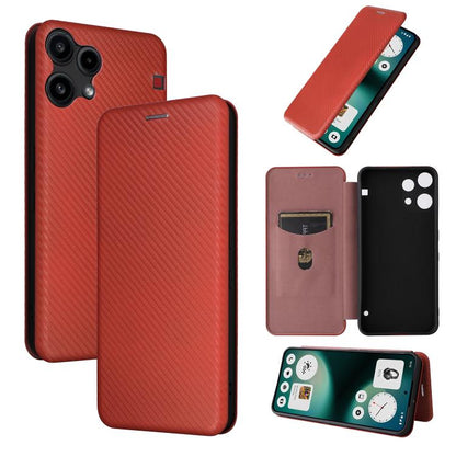 Carbon Fiber Texture Flip Leather Phone Case, For Nothing Phone 4a Pro, For Nothing Phone 4a, For Nothing Phone 3a Lite, For Nothing Phone 3 5G, For Nothing Phone 3a, For Nothing Phone 3a Pro, For Nothing CMF Phone 1, For Nothing Phone 2