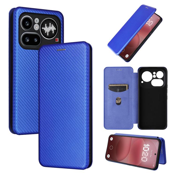 Carbon Fiber Texture Flip Leather Phone Case, For Nothing Phone 4a Pro, For Nothing Phone 4a, For Nothing Phone 3a Lite, For Nothing Phone 3 5G, For Nothing Phone 3a, For Nothing Phone 3a Pro, For Nothing CMF Phone 1, For Nothing Phone 2