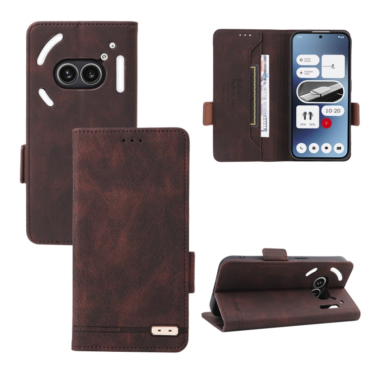 Magnetic Clasp Leather Phone Case, For Nothing Phone 4a Pro, For Nothing Phone 4a, For Nothing Phone 3a Lite, For Nothing Phone 2a, For Nothing Phone 2