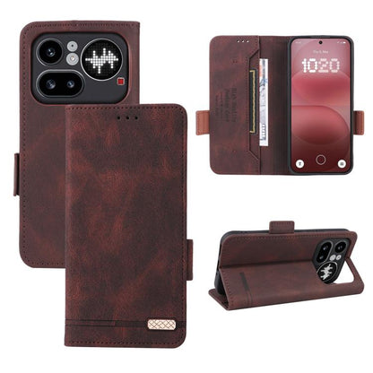 Magnetic Clasp Leather Phone Case, For Nothing Phone 4a Pro, For Nothing Phone 4a, For Nothing Phone 3a Lite, For Nothing Phone 2a, For Nothing Phone 2